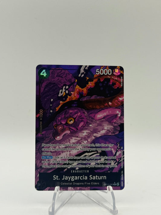St. Jaygarcia Saturn (Alternate Art) - Carrying On His Will
