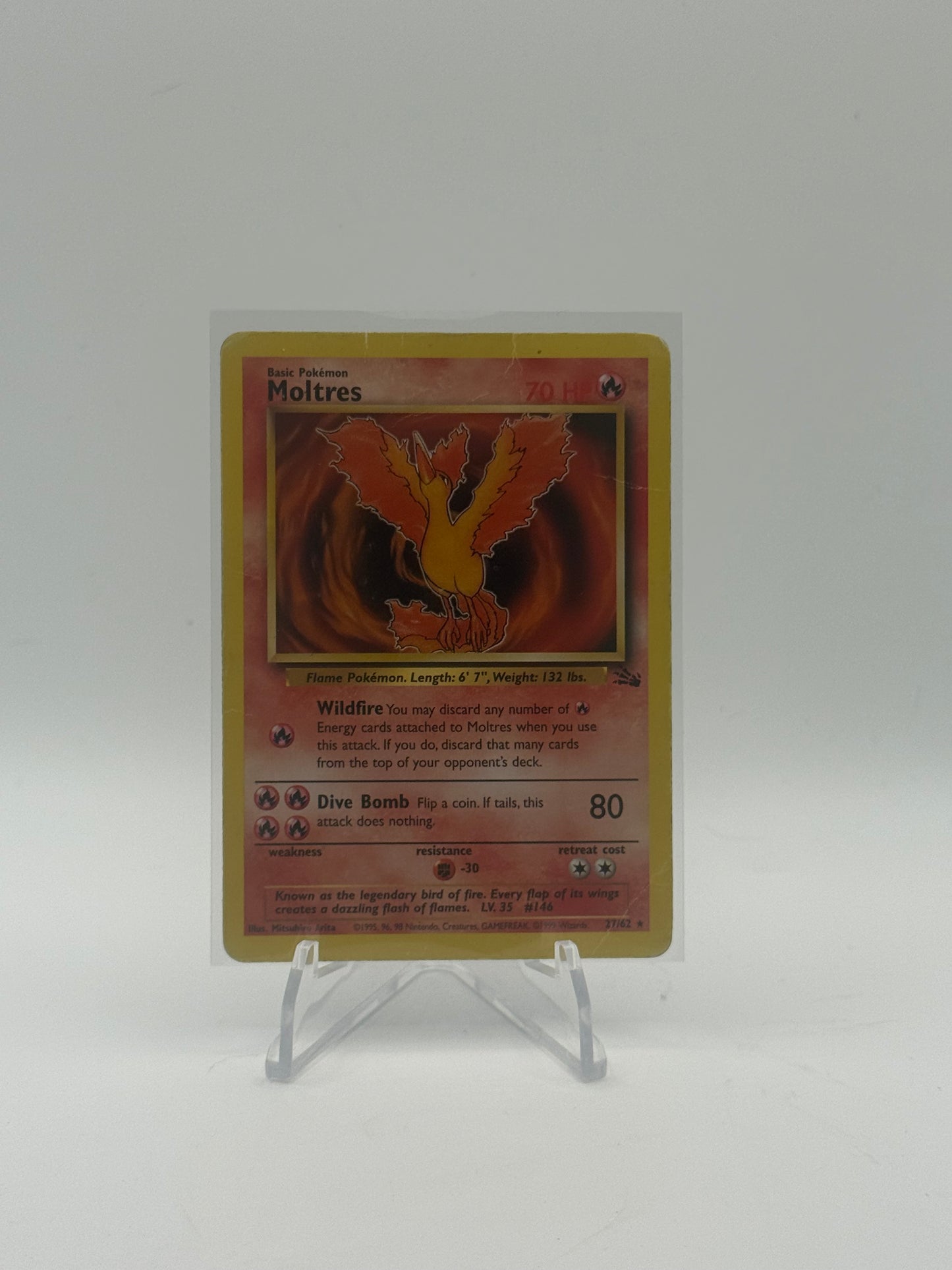 Moltres (27) - Fossil DAMAGED