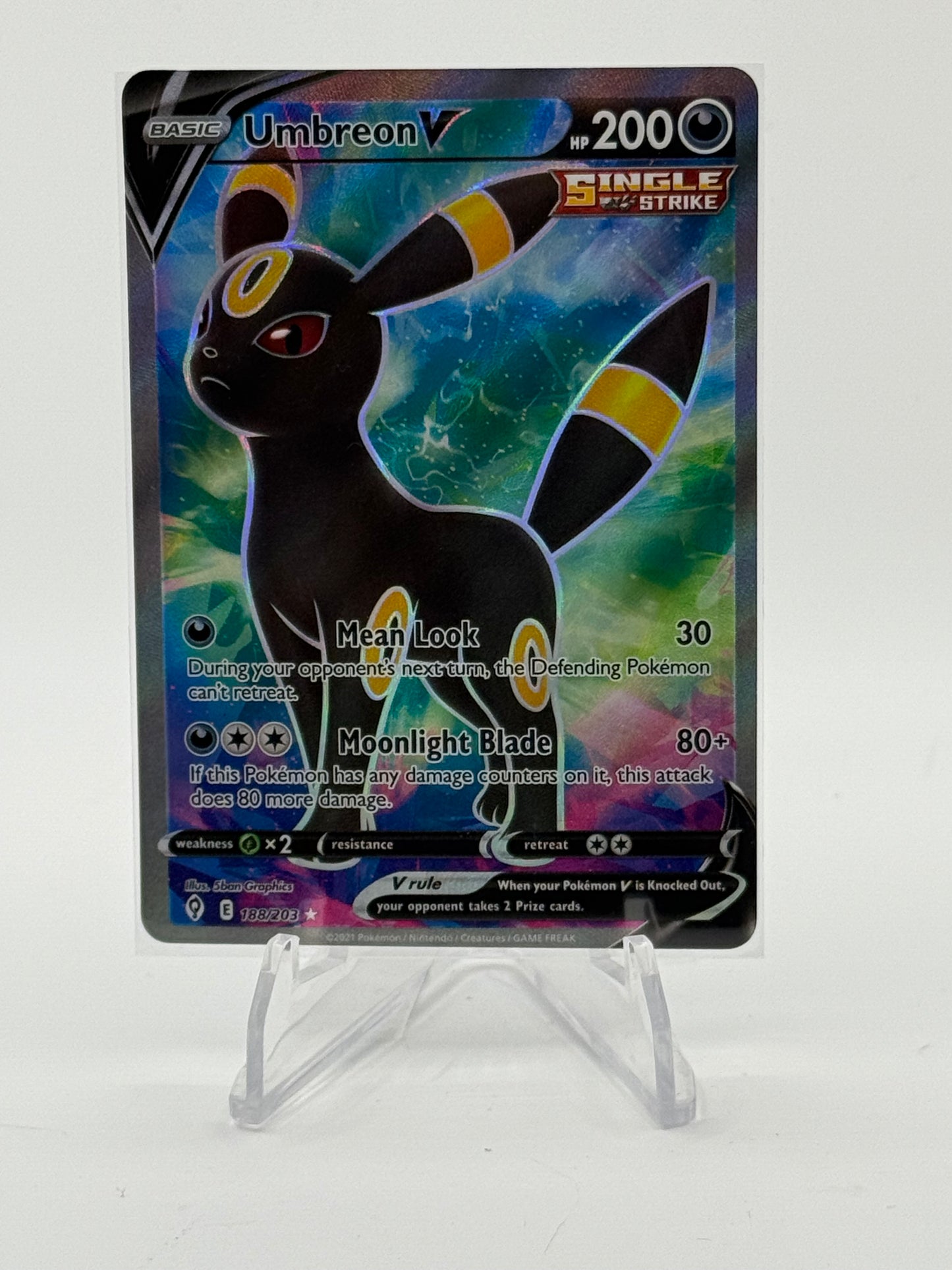 Umbreon V (Full Art) - SWSH07: Evolving Skies 188/203
