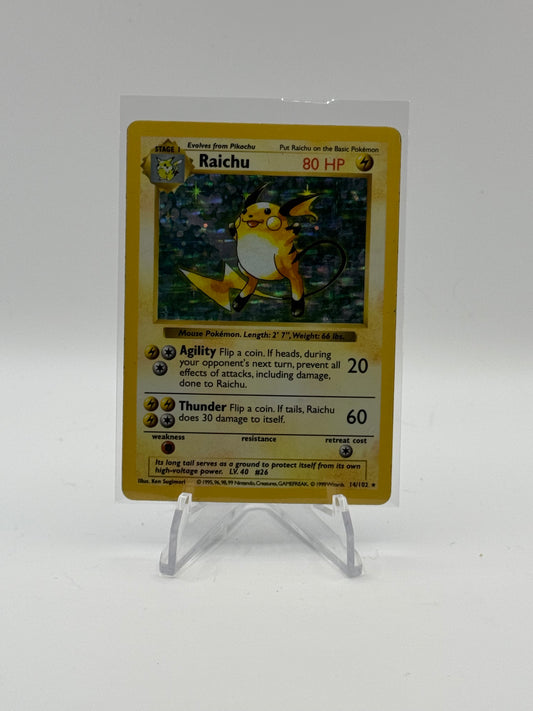 Raichu - Base Set (Shadowless) 14/102  HP