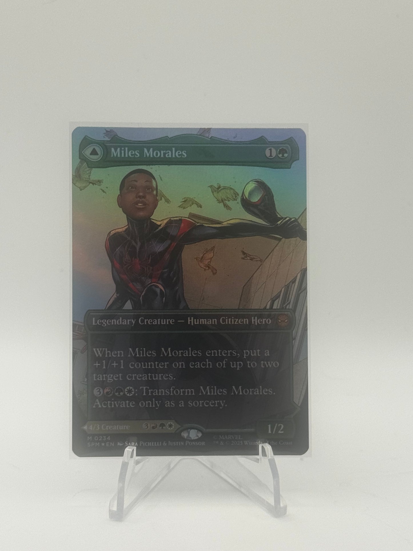 Miles Morales (0234) (Borderless) - Marvel's Spider-Man FOIL