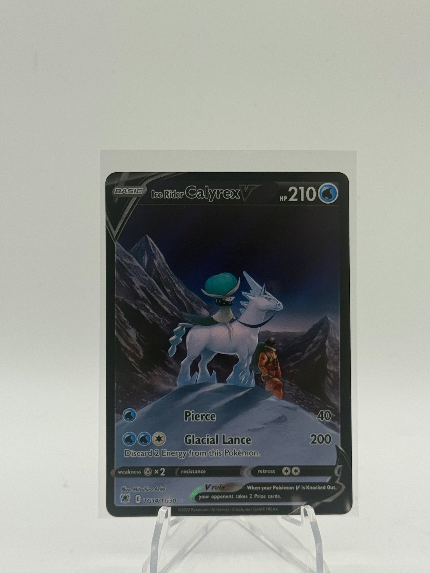 Ice Rider Calyrex V - SWSH10: Astral Radiance Trainer Gallery TG14/TG30
