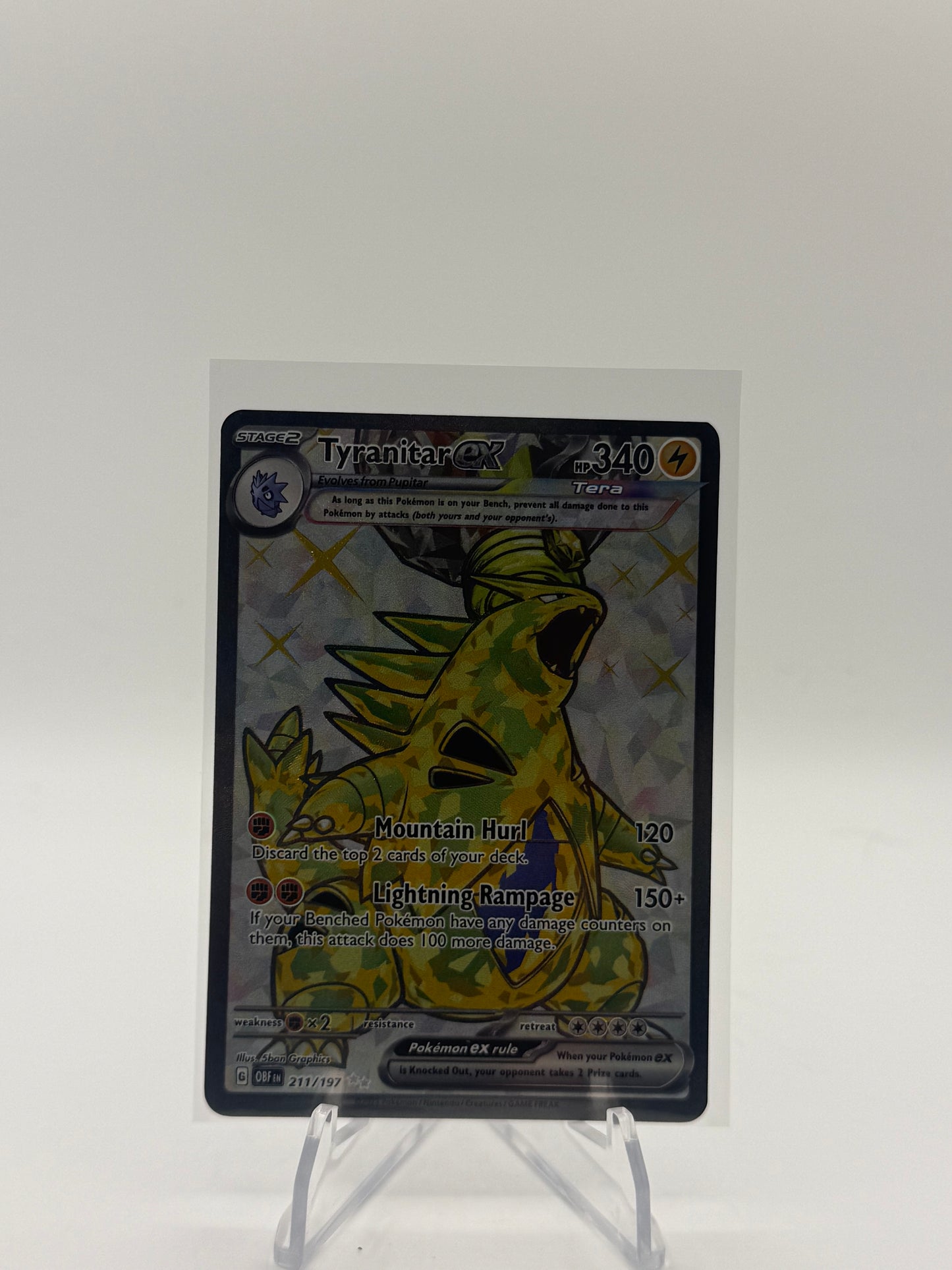 Tyranitar ex - 211/197 - SV03: Obsidian Flames