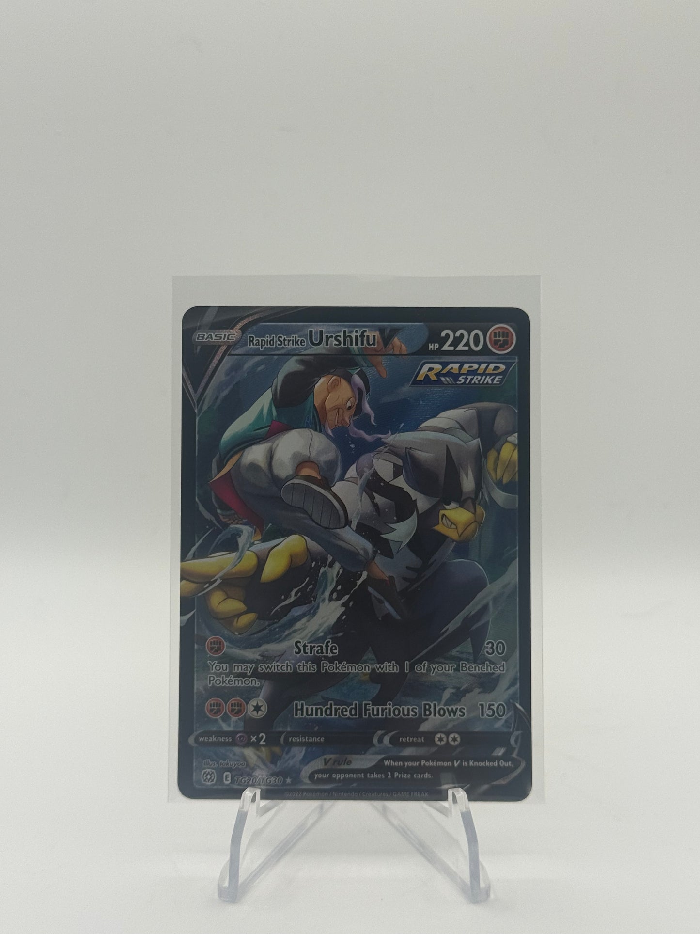 Rapid Strike Urshifu V - SWSH09: Brilliant Stars Trainer Gallery TG20/TG30