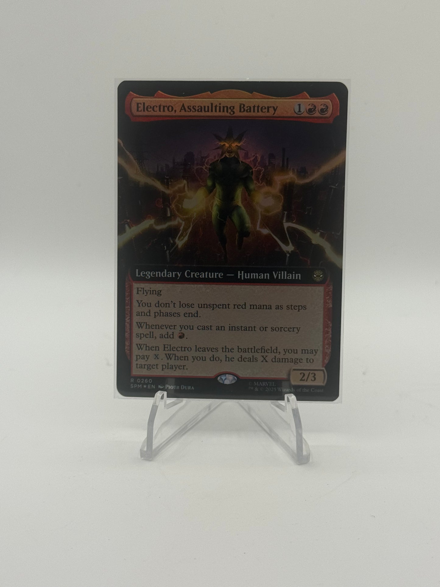 Electro, Assaulting Battery (Extended Art) - Marvel's Spider-Man FOIL