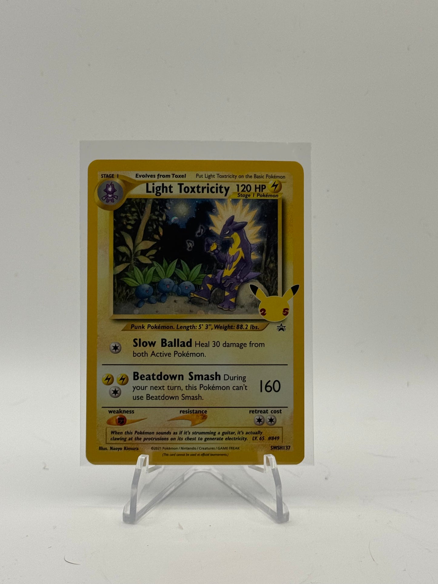 Light Toxtricity - SWSH137 - SWSH: Sword & Shield Promo Cards