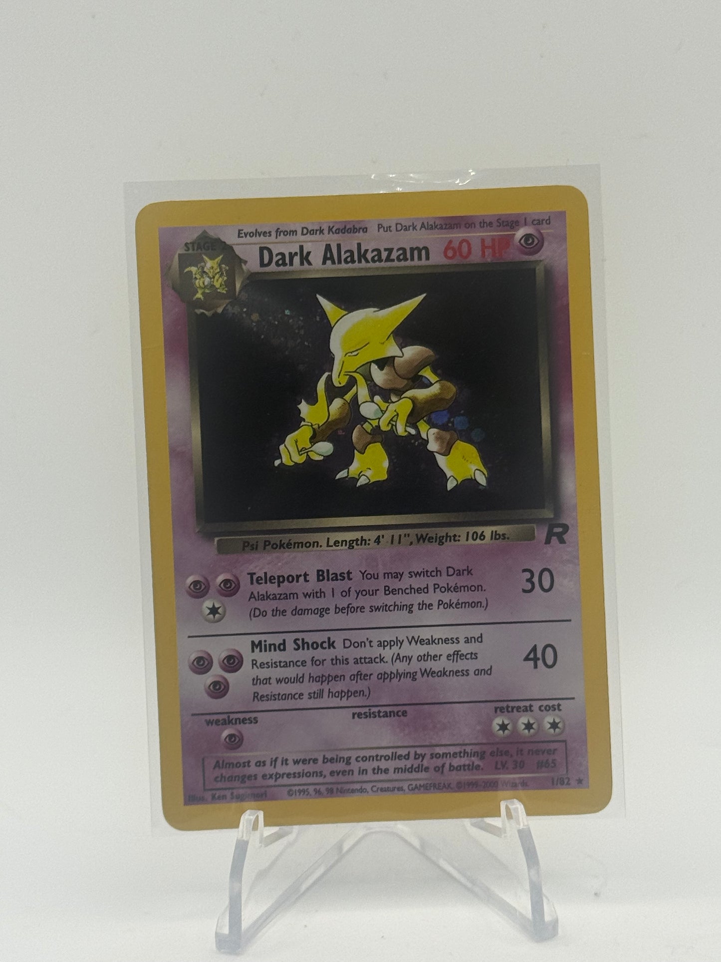 Dark Alakazam (1) - Team Rocket HP