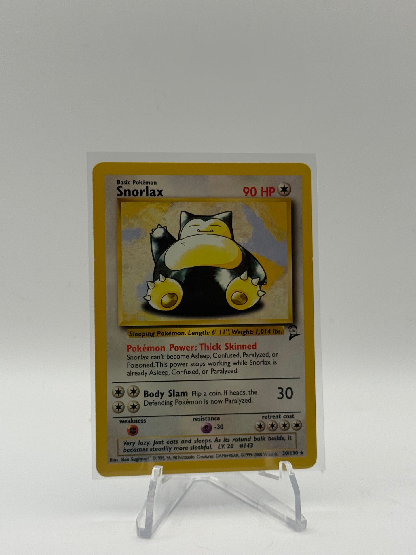 Snorlax - Base Set 2 LP-MP