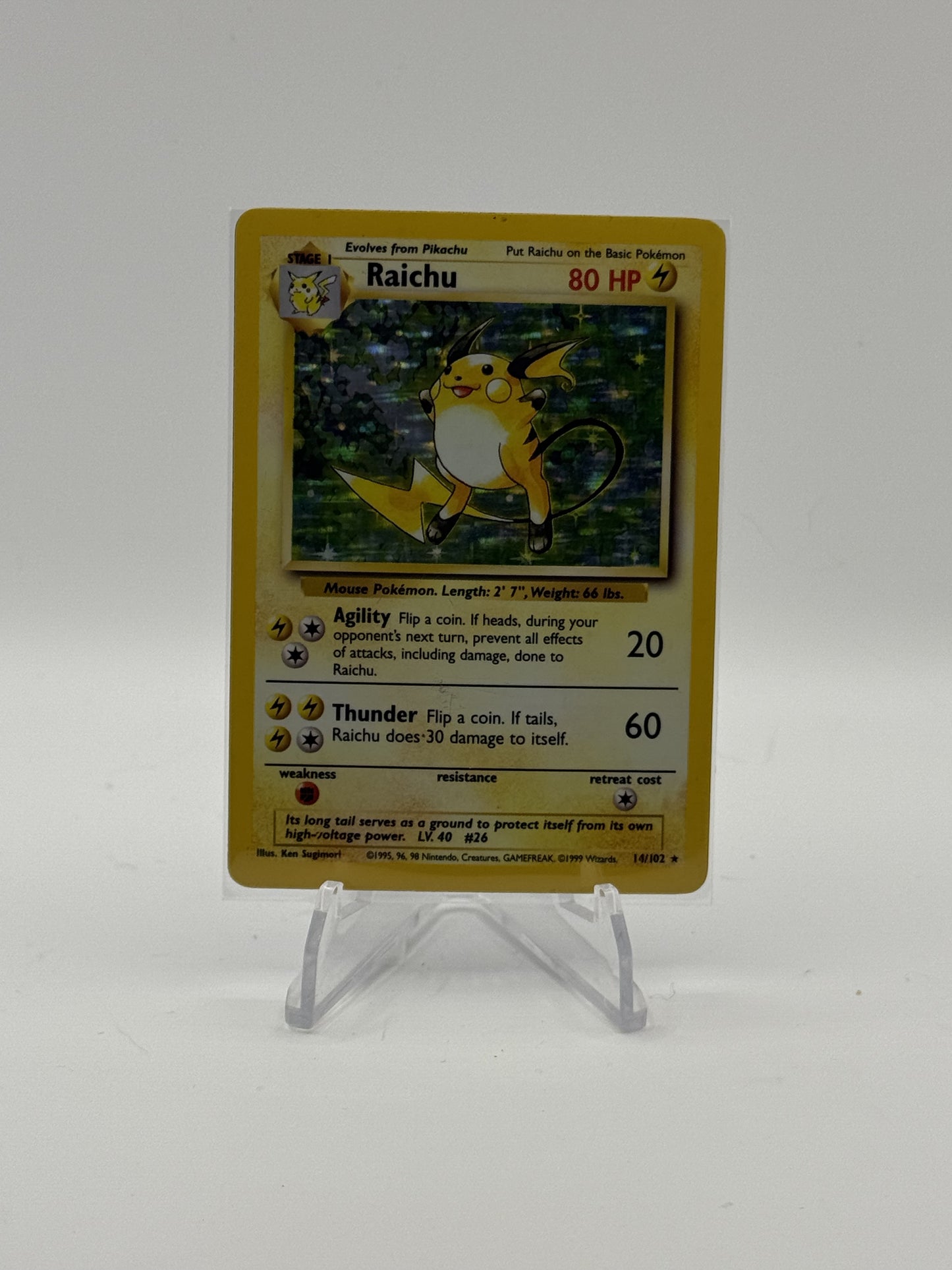 Raichu - Base Set 14/102  HP