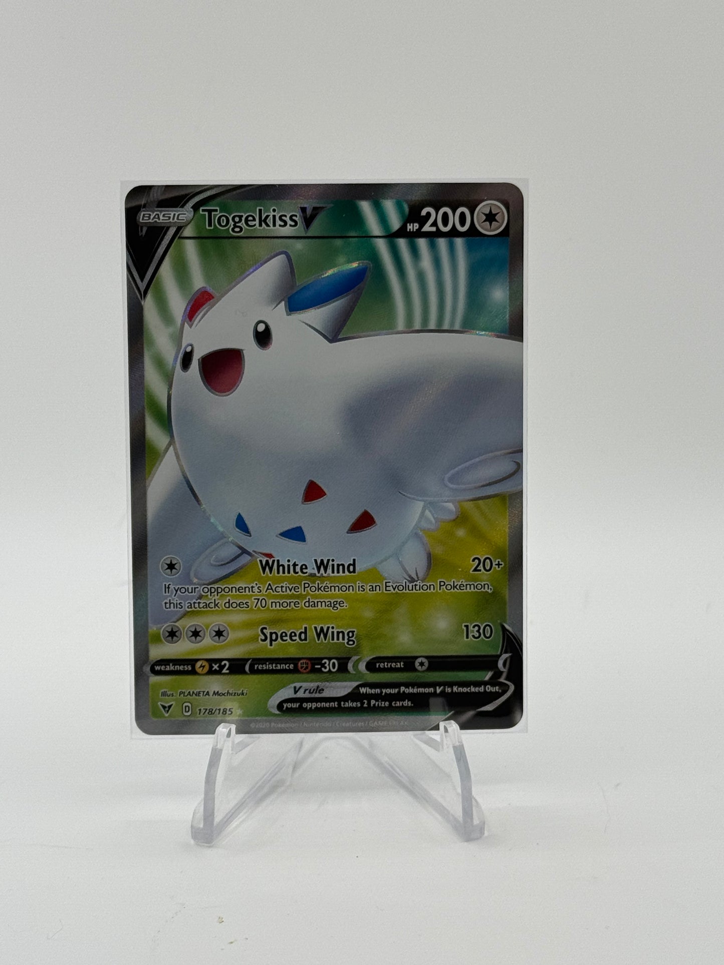 Togekiss V (Full Art) - SWSH04: Vivid Voltage 178/185