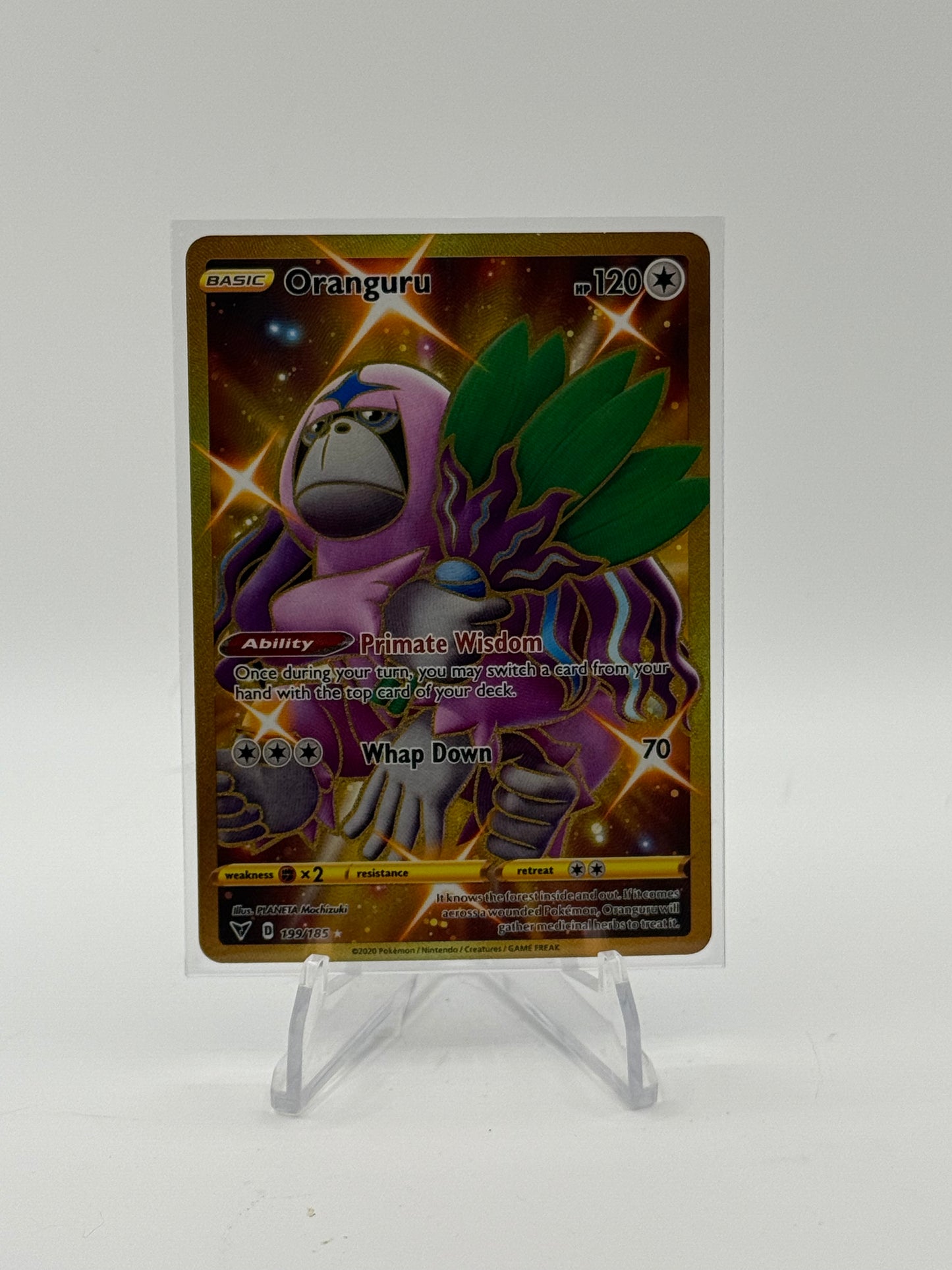 Oranguru (Secret) - SWSH04: Vivid Voltage 199/185