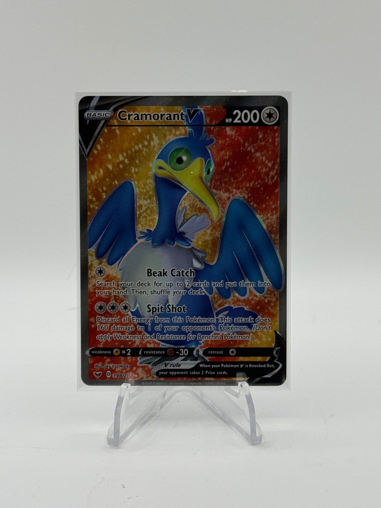 Cramorant V (Full Art) - SWSH01: Sword & Shield Base Set 198/202