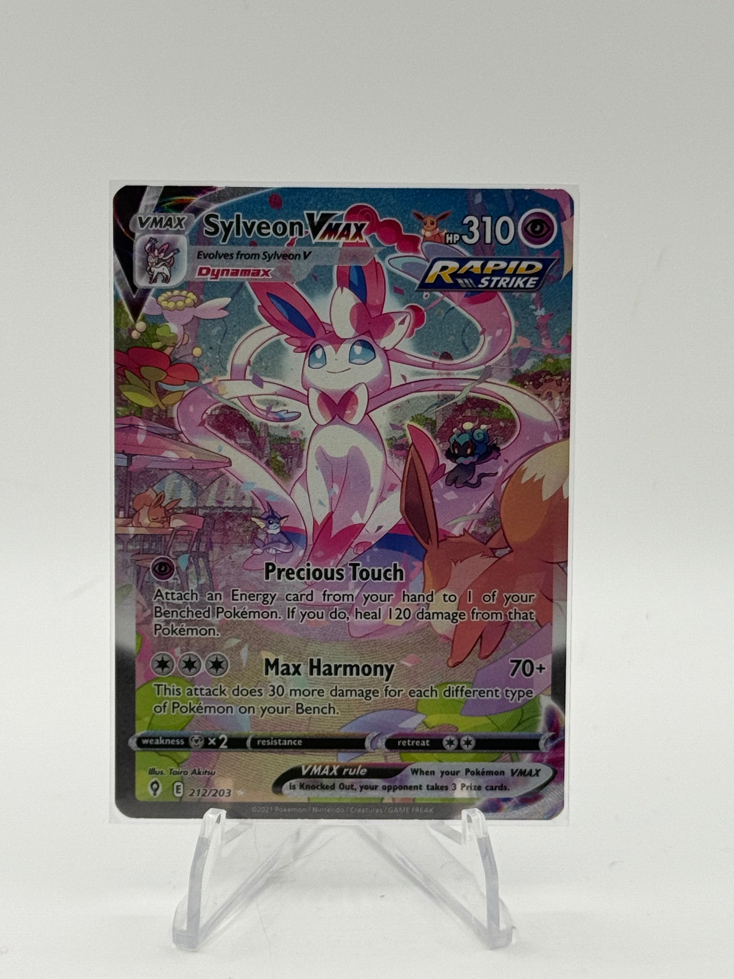 Sylveon VMAX (Alternate Art Secret) - SWSH07: Evolving Skies 212/203