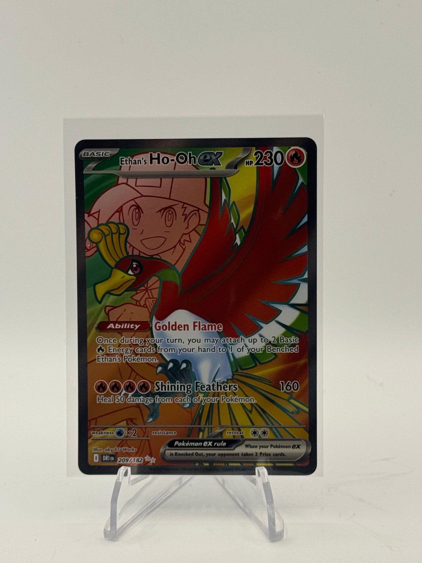 Ethan's Ho-Oh ex - 209/182 - SV10: Destined Rivals