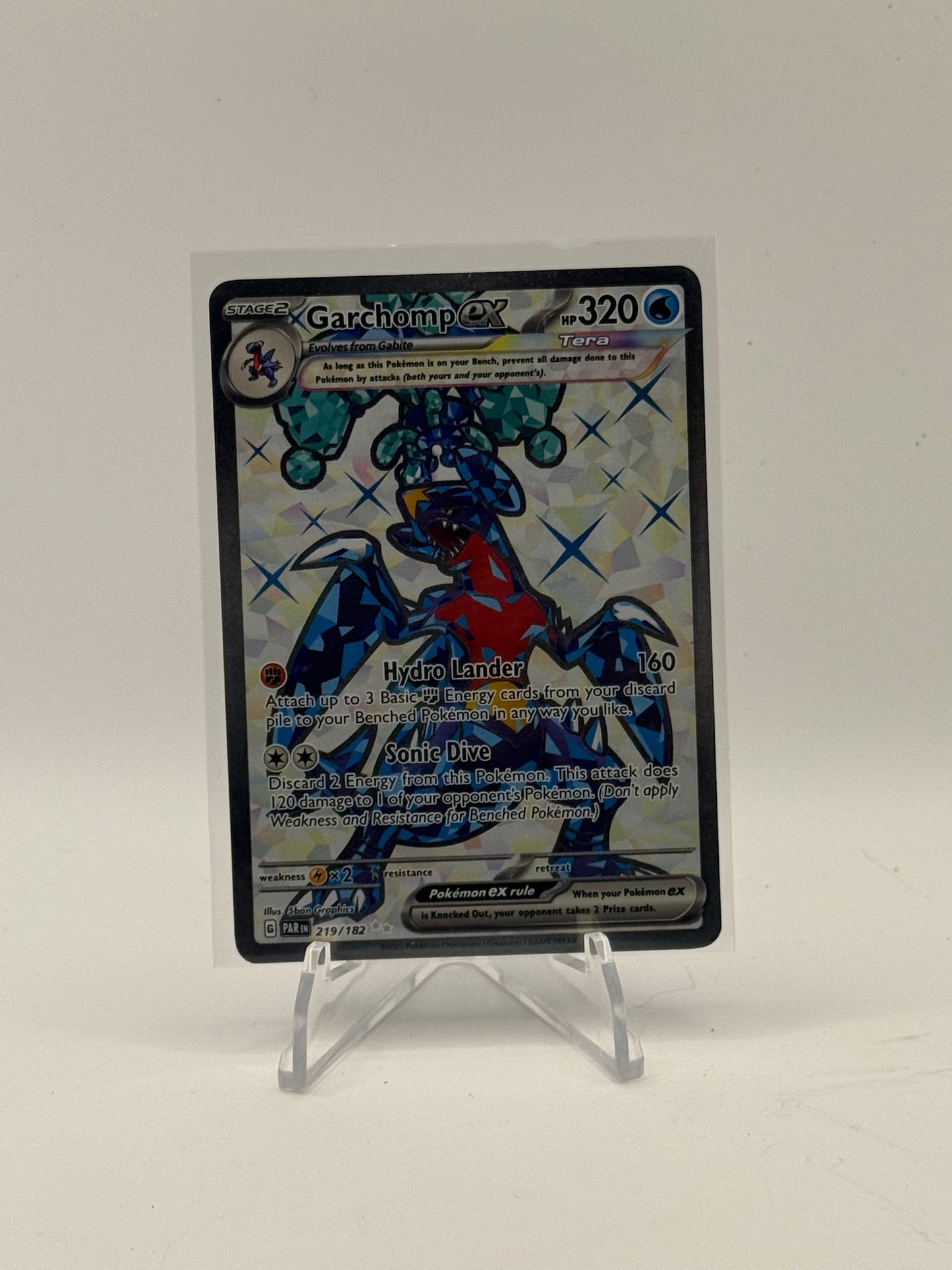 Garchomp ex - 219/182 - SV04: Paradox Rift