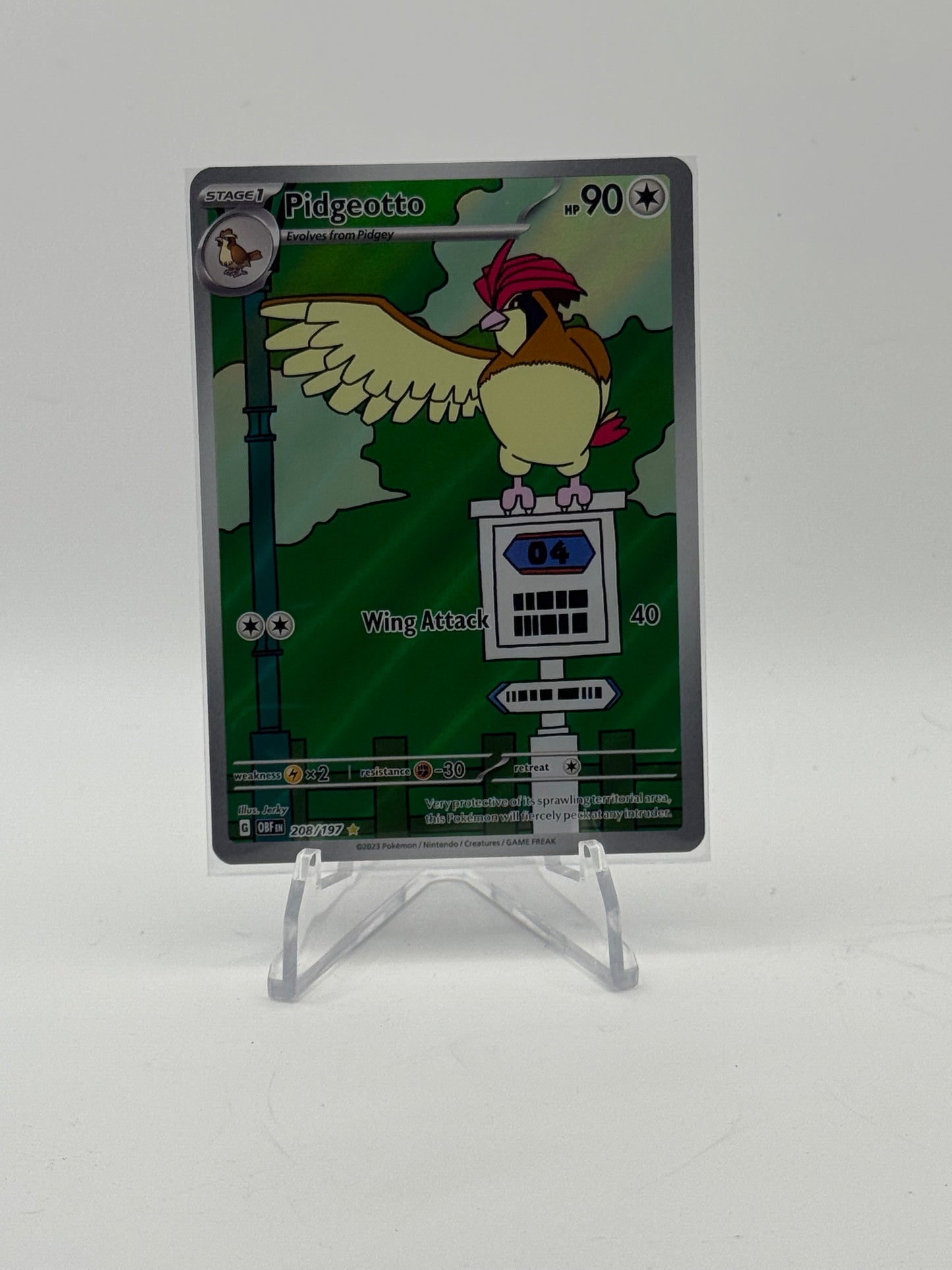 Pidgeotto - 208/197 - SV03: Obsidian Flames