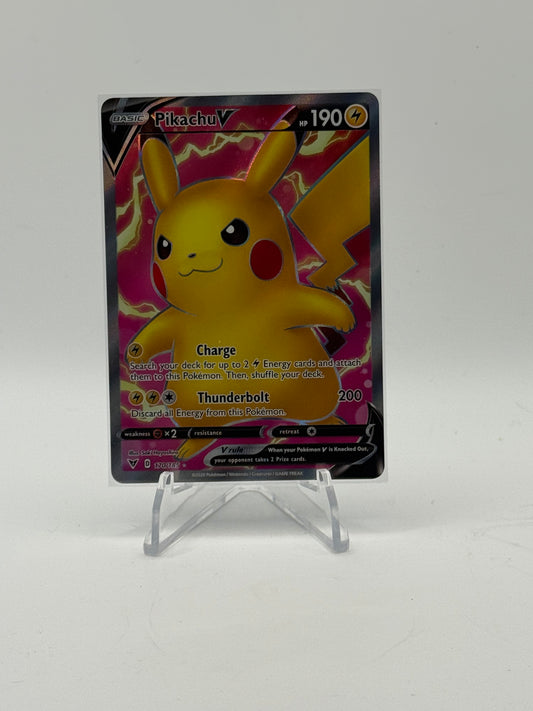 Pikachu V (Full Art) - SWSH04: Vivid Voltage