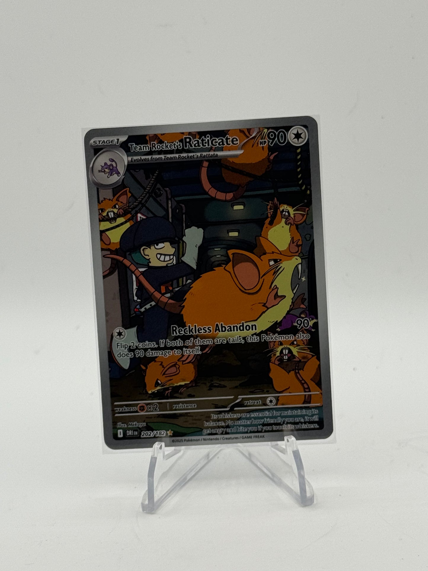 Team Rocket's Raticate - 202/182 - SV10: Destined Rivals