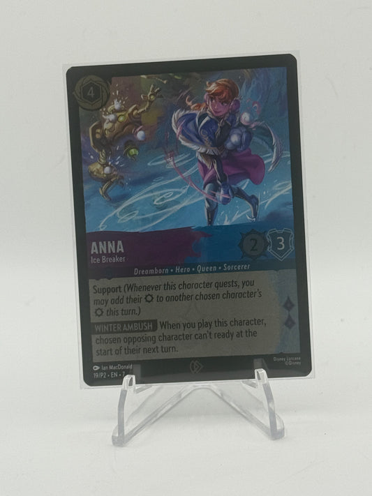 Anna - Ice Breaker - Disney Lorcana Promo Cards