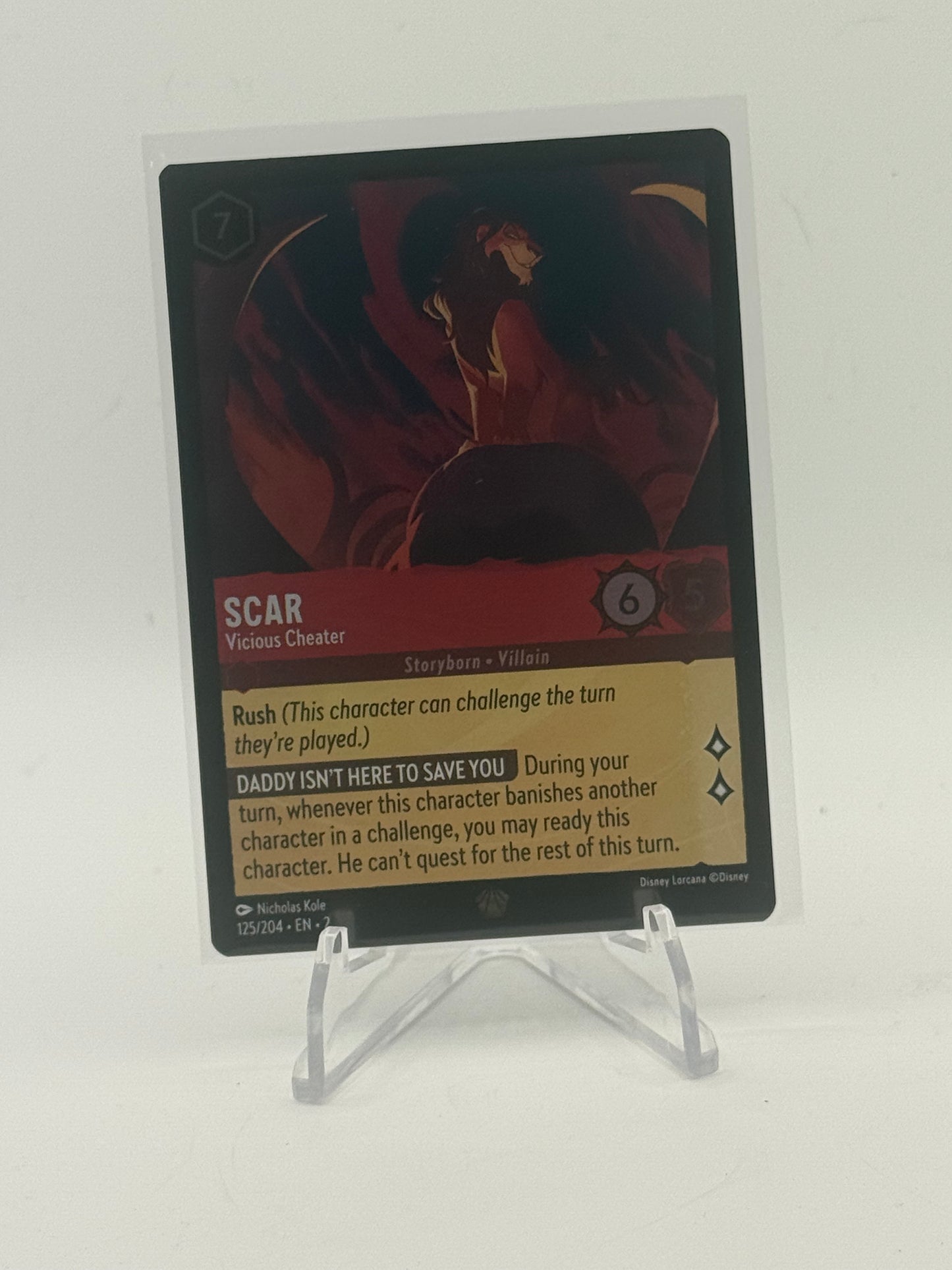 Scar - Vicious Cheater - Rise of the Floodborn Cold Foil