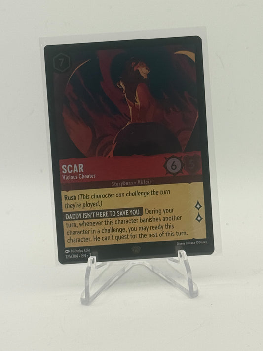 Scar - Vicious Cheater - Rise of the Floodborn Cold Foil