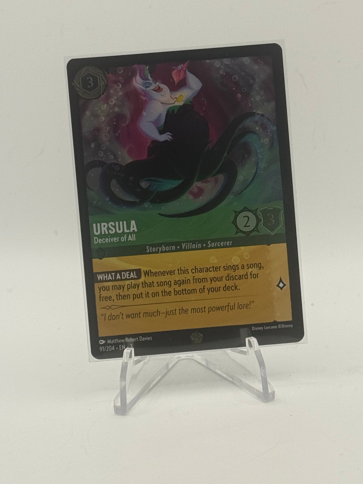 Ursula - Deceiver of All - Into the Inklands Cold Foil