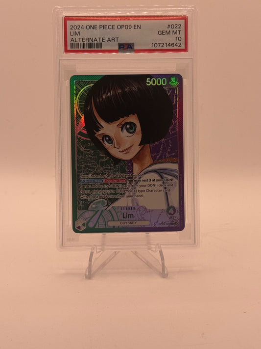 Lim (022) (Parallel) - Emperors in the New World (OP09) PSA 10