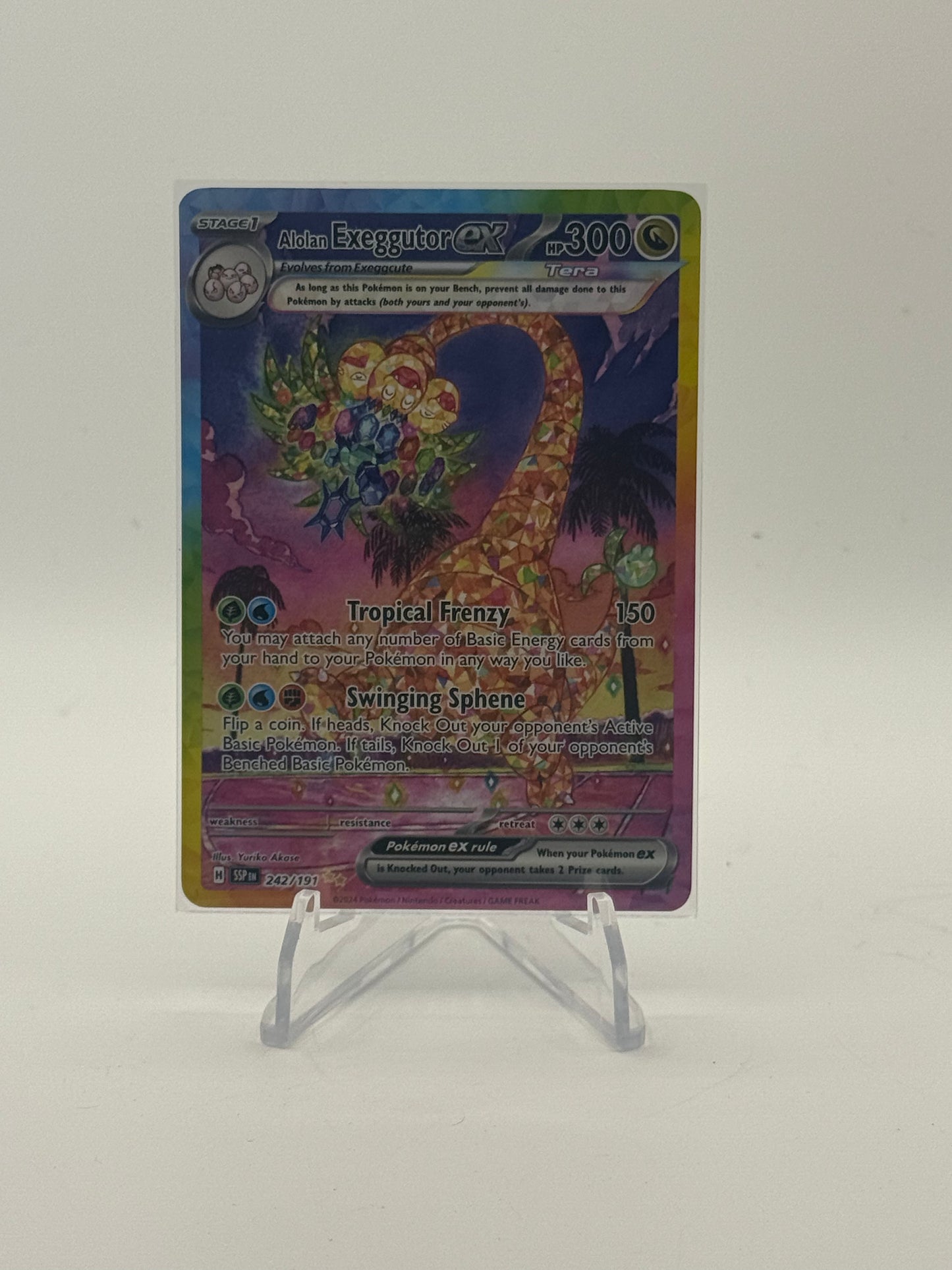 Alolan Exeggutor ex - 242/191 - SV08: Surging Sparks