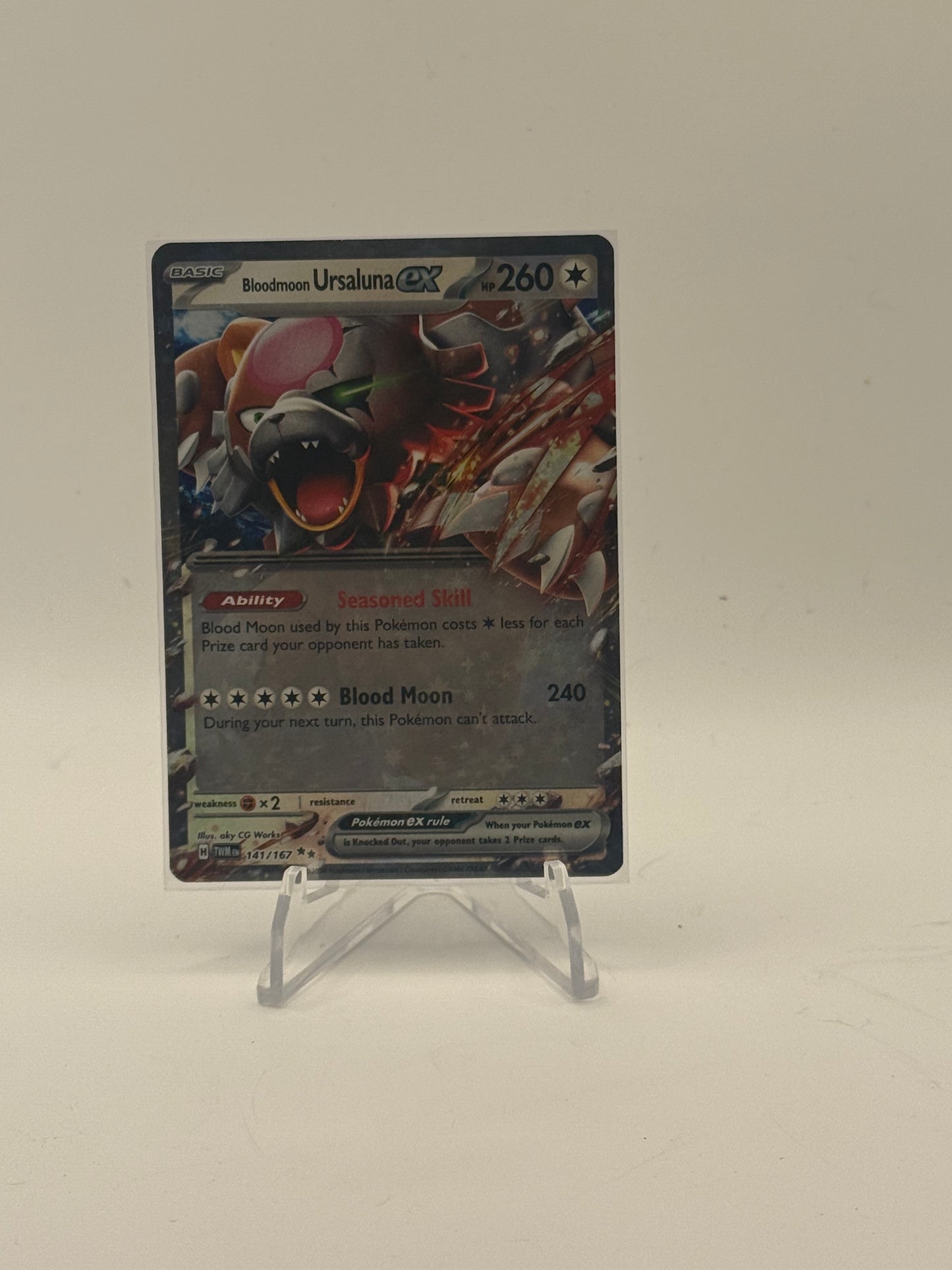 Bloodmoon Ursaluna ex - 141/167 - SV06: Twilight Masquerade