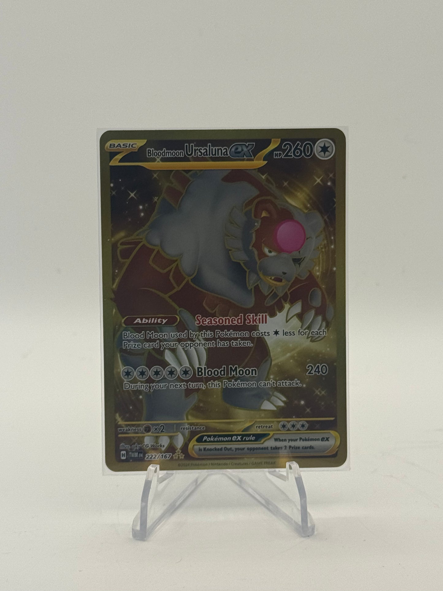 Bloodmoon Ursaluna ex - 222/167 - SV06: Twilight Masquerade