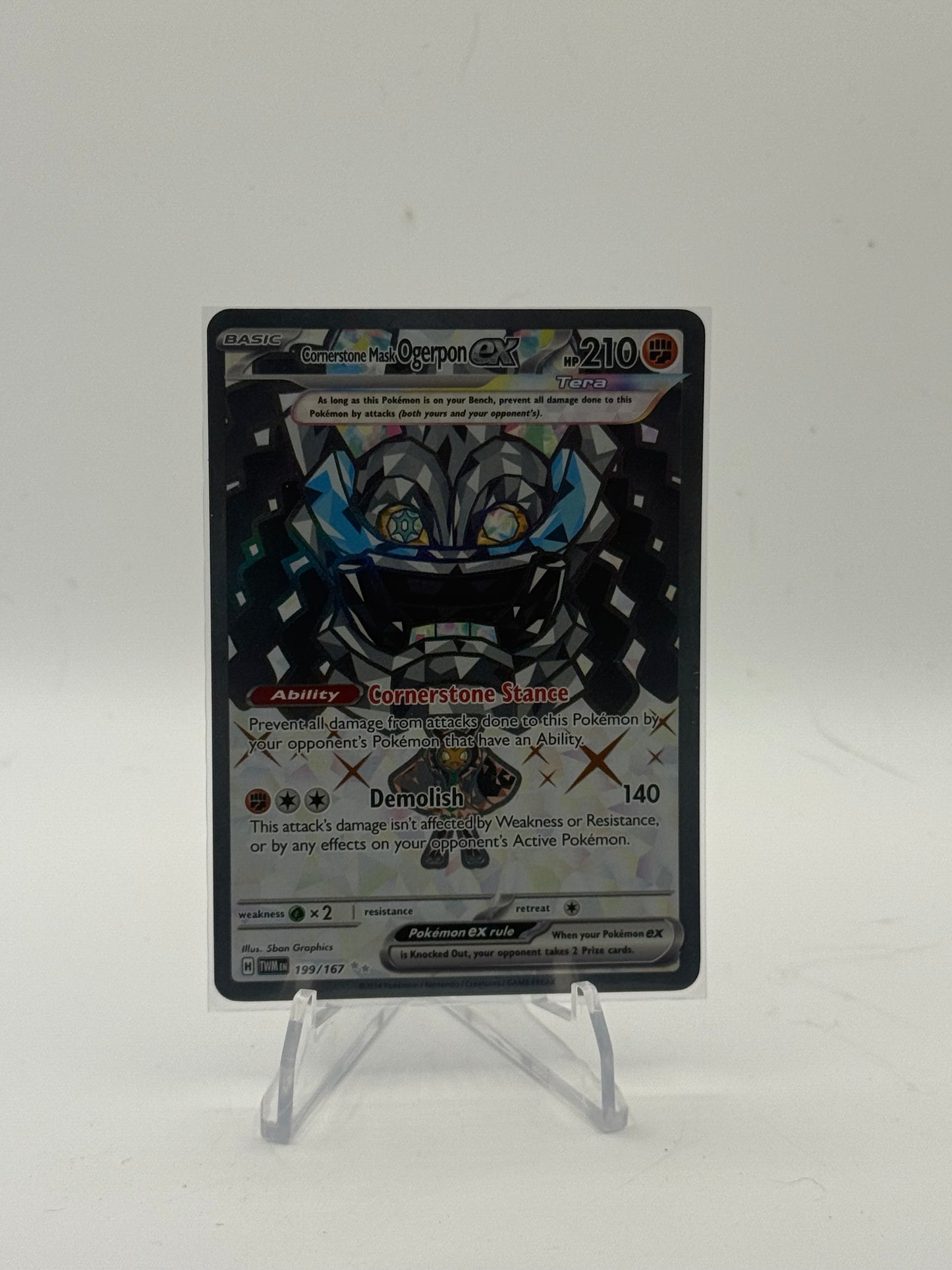 Cornerstone Mask Ogerpon ex - 199/167 - SV06: Twilight Masquerade