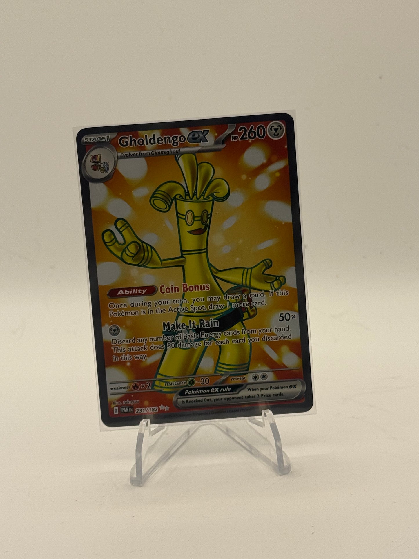 Gholdengo ex - 231/182 - SV04: Paradox Rift