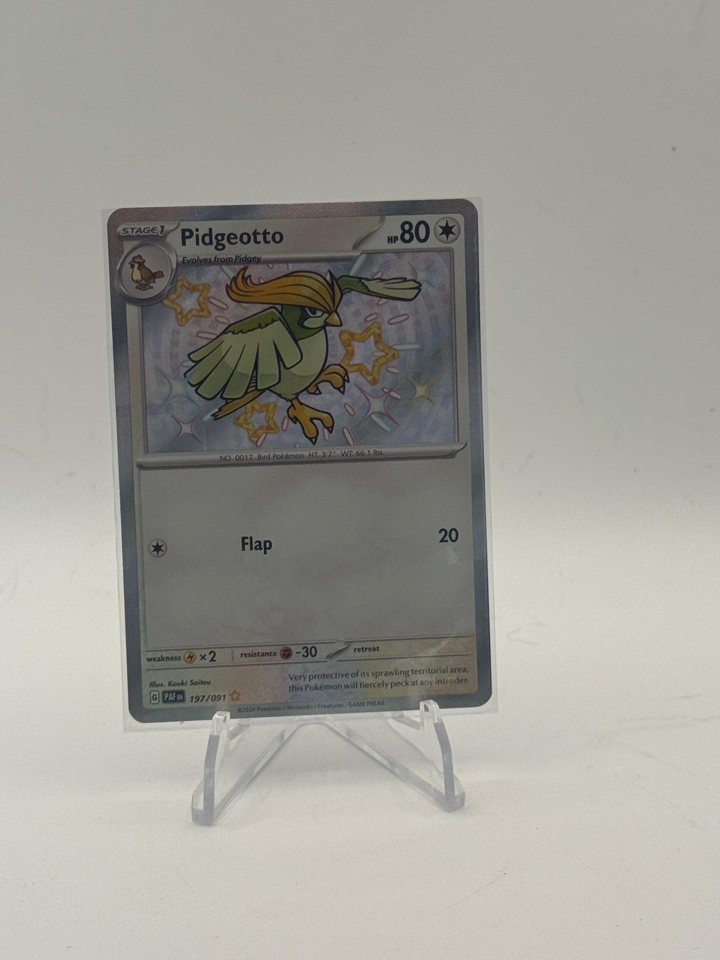 Pidgeotto - SV: Paldean Fates 197/091