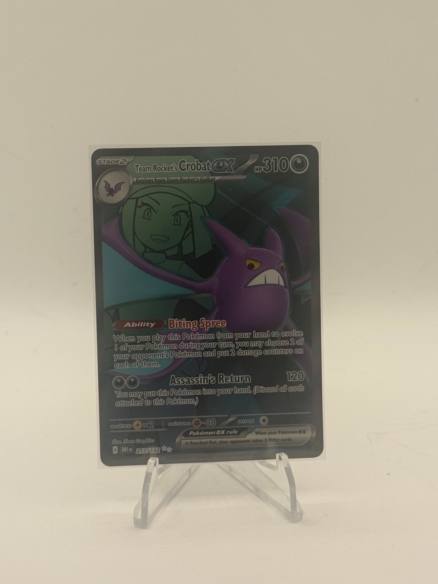 Team Rocket's Crobat ex - 217/182 - SV10: Destined Rivals