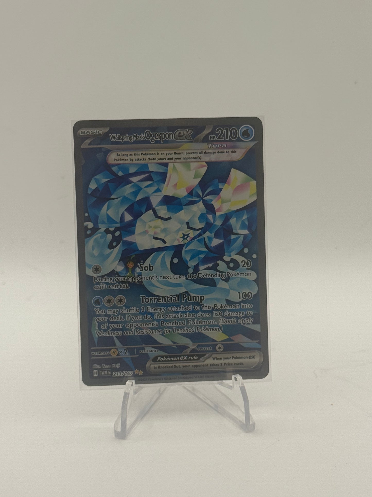 Wellspring Mask Ogerpon ex - 213/167 - SV06: Twilight Masquerade