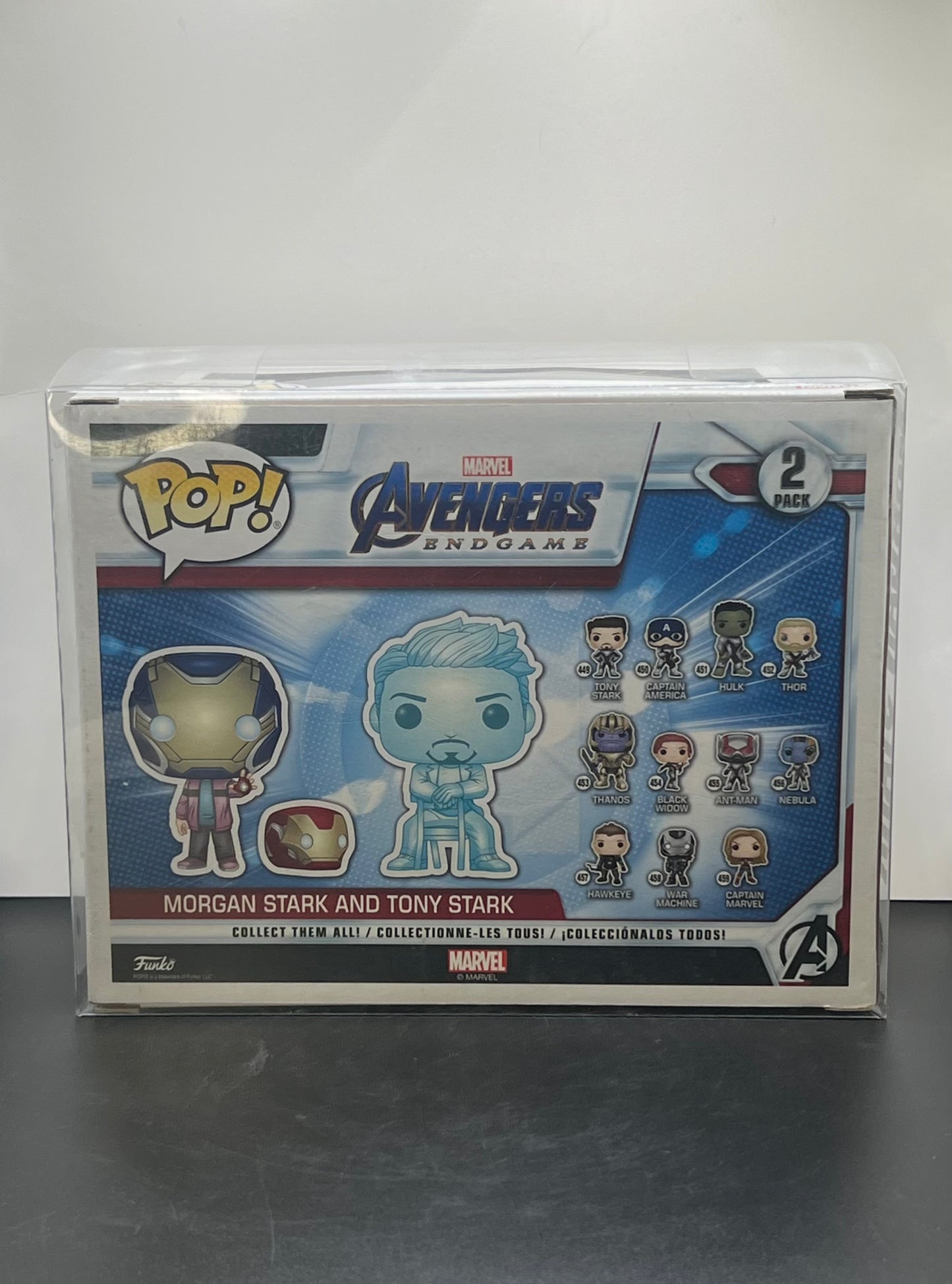 Morgan Stark & Tony Stark Funko Pops